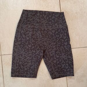 BuffBunny Charcoal Patterned Bike Shorts